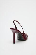 Zara-Inspired Patent Buckle Slingback Heels 11 cm - z0144