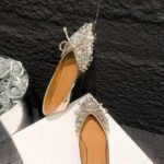 Elegant Rhinestone Pearl Flat - NS0022