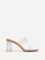 Zara Basic Collection Transparent Heel Sandals for Women - Z0021