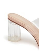 Zara Basic Collection Transparent Heel Sandals for Women - Z0021
