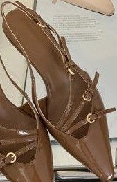 Pearl's Slingback Pumps 4cm Heel - X0096