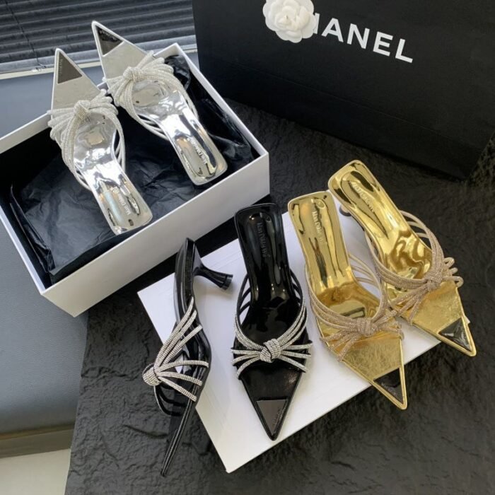 Eilyken Crystal Embellished Heel  6 cm X0053