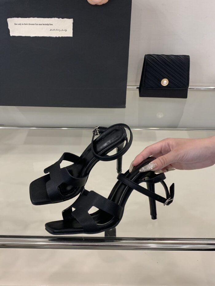 Elegant Black Block Heel for Women