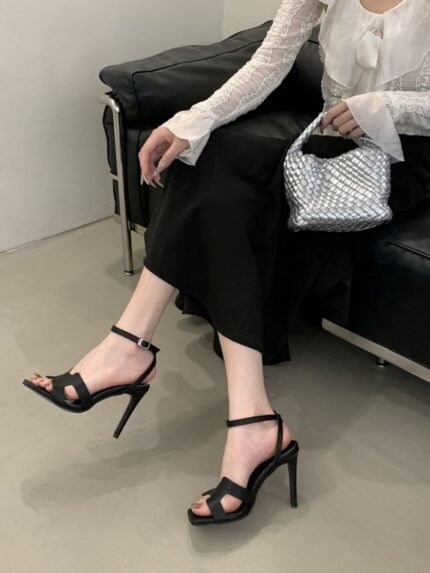 Elegant Black Block Heel for Women