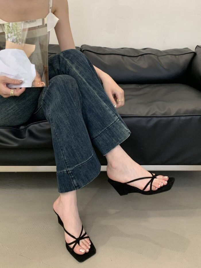 Elegant Open-Toe Strappy Sandals for Women – NN003