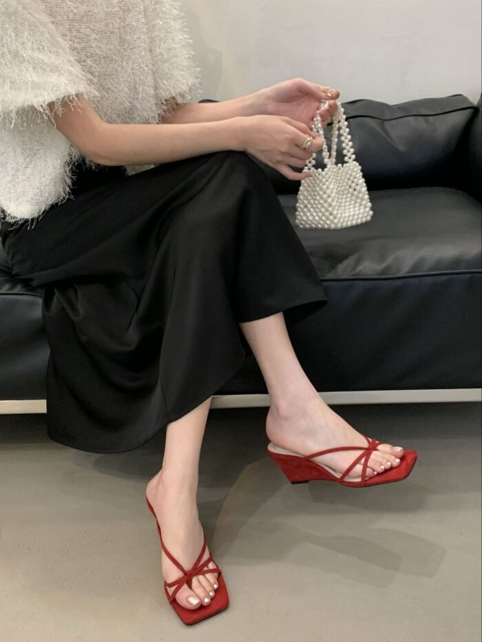 Elegant Open-Toe Strappy Sandals for Women – NN003
