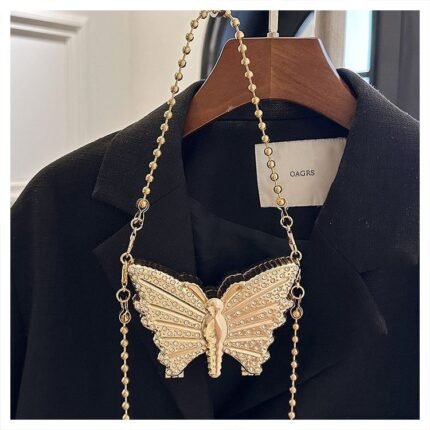 Butterfly matel mini clutch SLING BAG - BA064