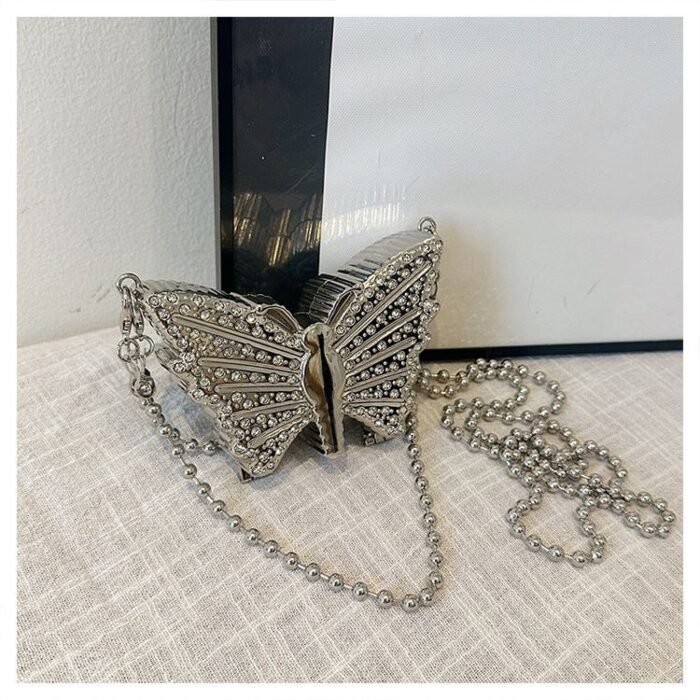 BUTTERFLY Golden Crystal Mini SLING BAG - BA064