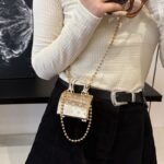Luxury Mini Metal Clutch Bag - BA065