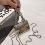 Luxury Mini Metal Clutch Bag - BA065