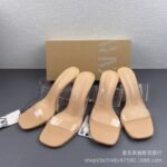 Zara Basic Collection Transparent Heel Sandals for Women - Z0021