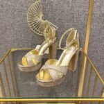 Sparkling Heels for Women 12cm Block Heel - N0218