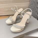 Sparkling Rhinestone Platform High Heel for Women 10cm - N0124
