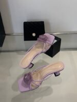 Elegant Floral Decor Low Heel Sandals for Women - N0200