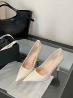 Elegant Pointed Toe Patent Leather Pumps 9cm Heel - X0110