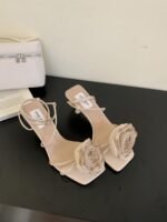 Elegant Floral High Heel Sandals for Women - X0027