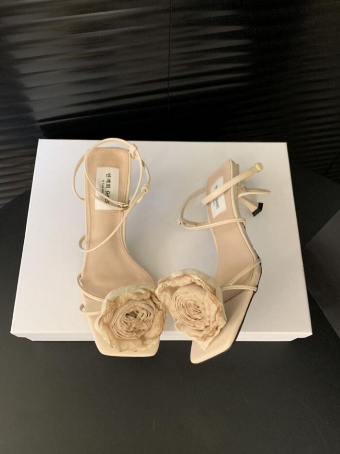 Elegant Floral High Heel Sandals for Women - X0027
