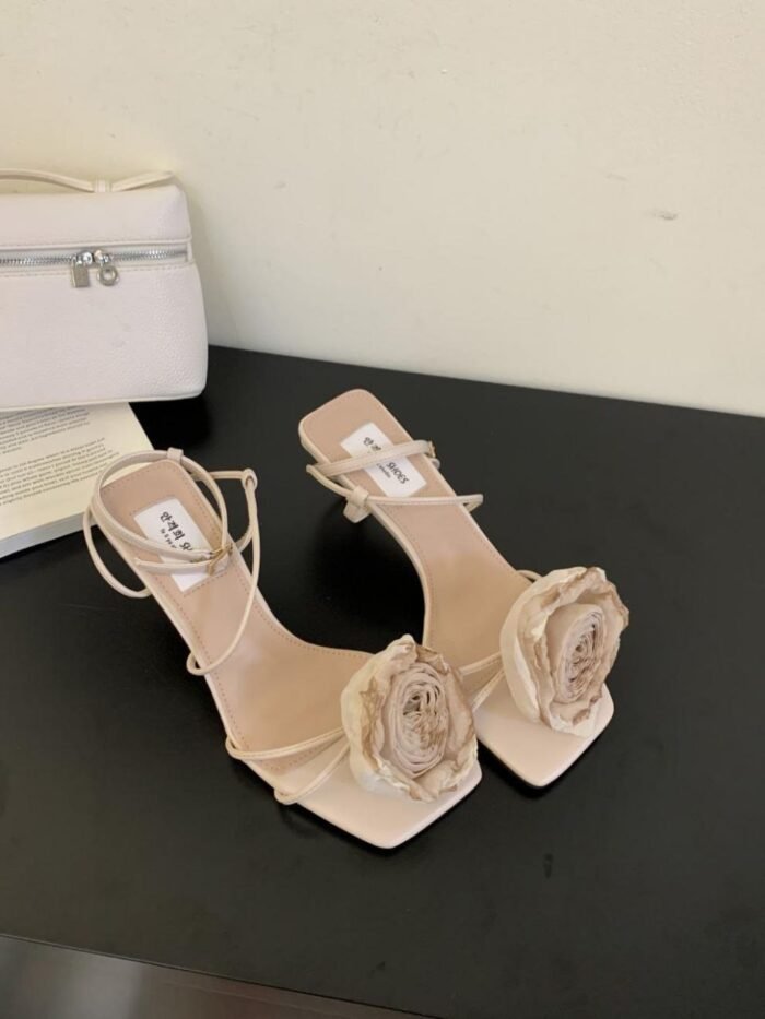 Elegant Floral High Heel Sandals for Women - X0027