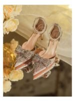 Women's Luxury Rhinestone Pearl High Heel - N001