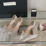 Elegant Glistening High Heel Closed-Toe Shoes - NN009