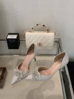 Elegant Glistening High Heel Closed-Toe Shoes - NN009
