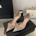 Elegant Glistening High Heel Closed-Toe Shoes - NN009