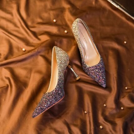 Dazzling Glitter Stiletto High Heels - NN018