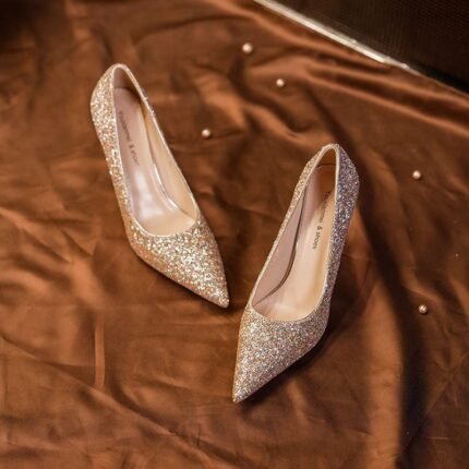 Dazzling Glitter Stiletto High Heels - NN018
