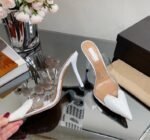 Transparent PVC Pointed Toe Stiletto Heels - NN020