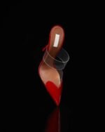 Transparent PVC Pointed Toe Stiletto Heels - NN020