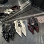 Pointed Toe Slingback Heels - NN023