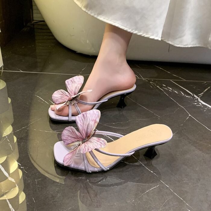 Butterfly Heel Sandals for Women - NN027