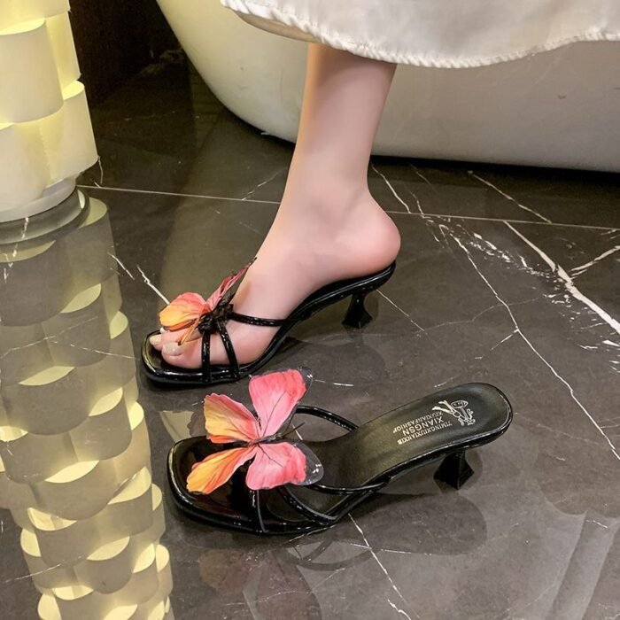 Butterfly Heel Sandals for Women - NN027