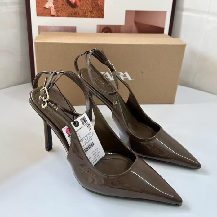 ZARA Pointed Toe Patent High Heels - Z0056