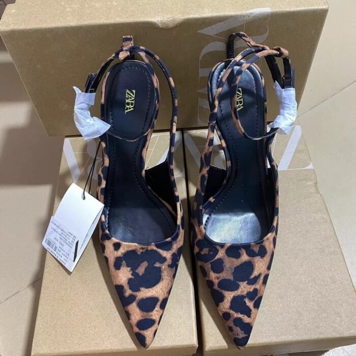 ZARA Style Leopard Print Stiletto Heels - Z0112