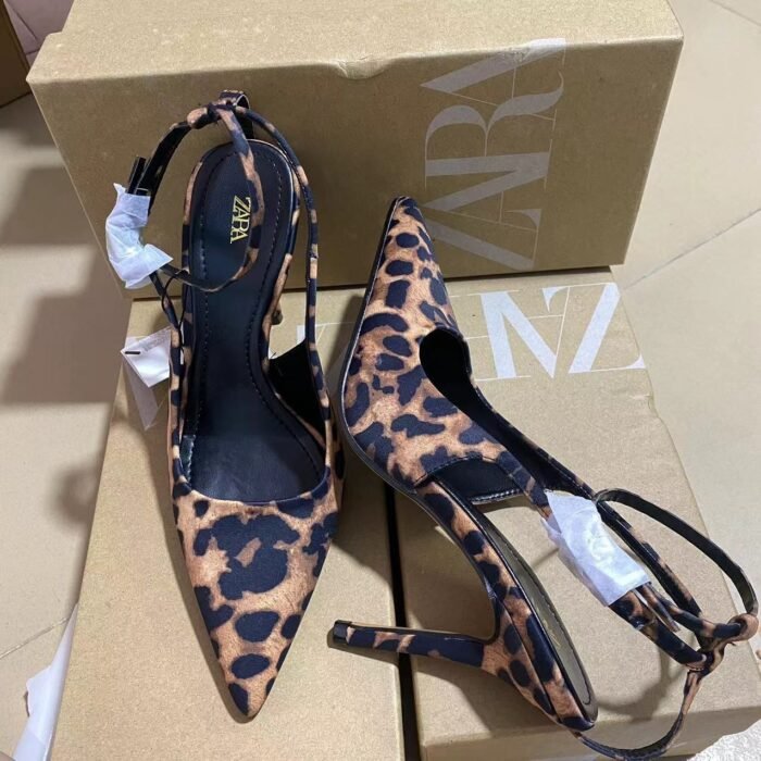 ZARA Style Leopard Print Stiletto Heels - Z0112