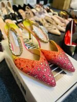 Jimmy Choo Pointed Toe Embellished Heels - C0060