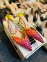 Jimmy Choo Pointed Toe Embellished Heels - C0060
