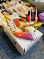 Jimmy Choo Pointed Toe Embellished Heels - C0060