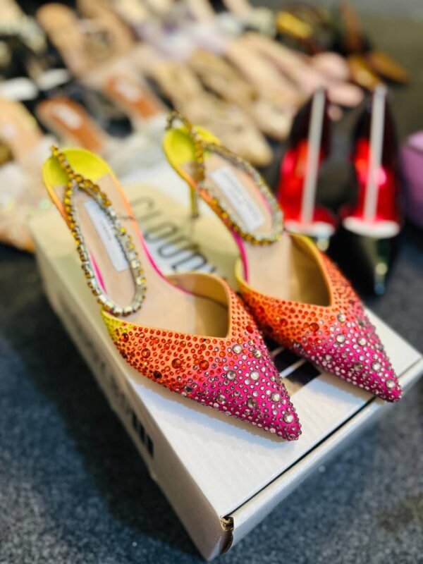  Jimmy Choo Pointed Toe Embellished Heels - C0060 
