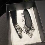 Elegant Rhinestone Pearl Flat - NS0022
