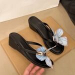 Women's Butterfly Embellished Wedge - NN032
