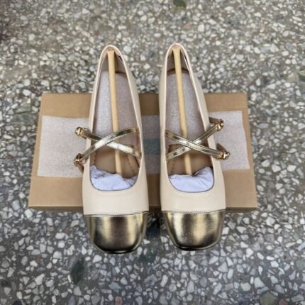 Elegant Toe Cap Flats - NN038