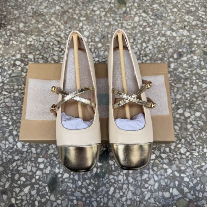 Elegant Toe Cap Flats - NN038