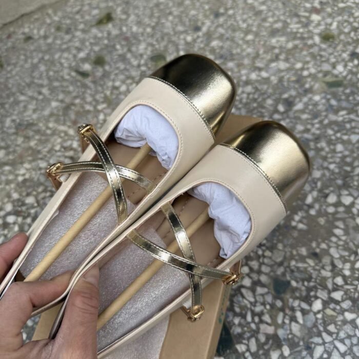 Elegant Toe Cap Flats - NN038