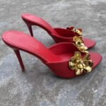 Chic Floral Embellished High Heel - NN040