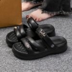 Comfort Butterfly Charm Double Strap Slides - SL001