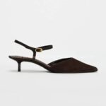 ZARA Slingback Pumps Kitten Heel - Z0119