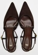 ZARA Slingback Pumps Kitten Heel - Z0119