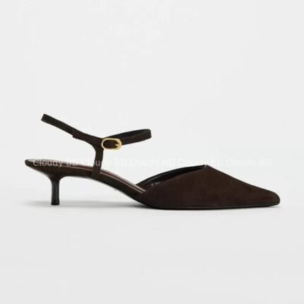 ZARA Slingback Pumps Kitten Heel - Z0119
